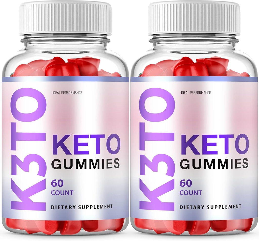 IDEAL PERFORMANCE (2 Pack) K3TO. Ketos Gummies K3TO Gummies K3 till Gummies (120 Gummies)