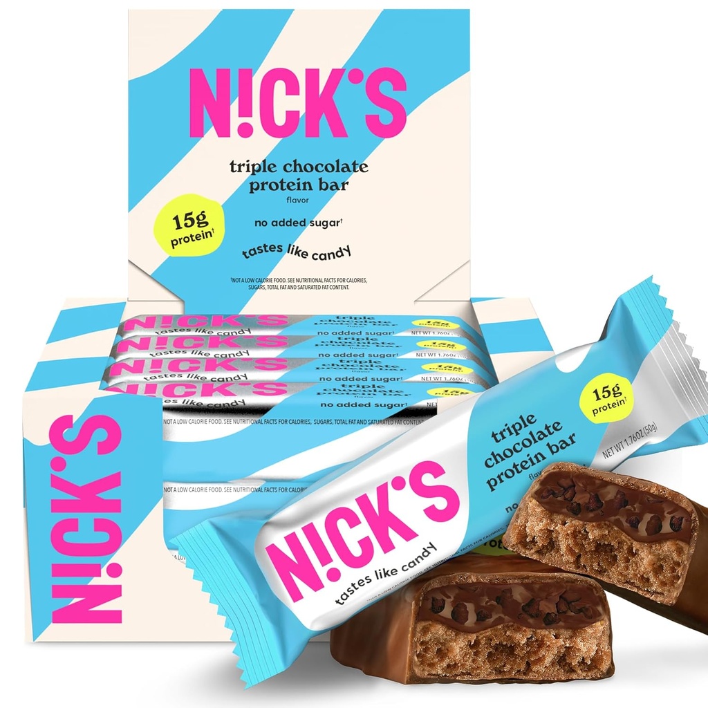 Nick.s. Triple Chocolate Protein Bars...