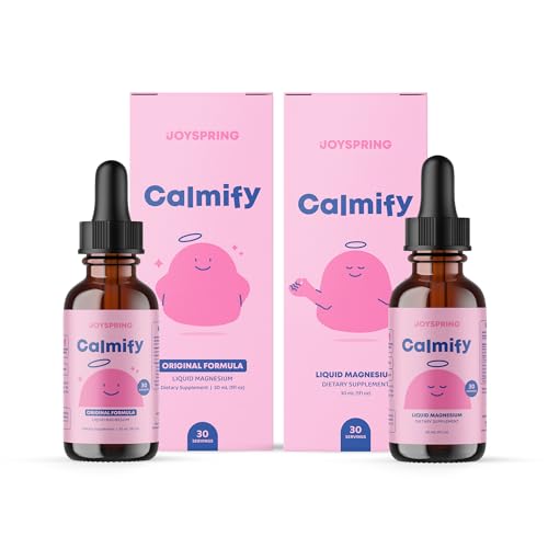 JoySpring Magnesium Sitraatti Liquid & Magnesium Glycinate lapsille - Sokeri Gluteeniton Magnesium lapsille ja magnesiumsitraattineste - Magnesiumlisät lapsille