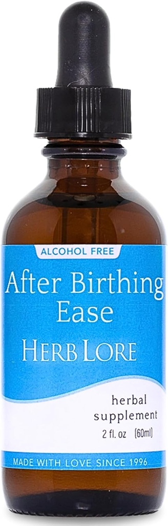Herb Lore Synnytyksen jälkeen Helppoa Helppoa Tinktuuria ... Synnytyksen jälkeiset pudotukset Kramppiharjun, Blue Cohosh & Motherwort (2 fl oz)