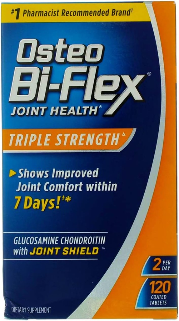 Osteo Bi-Flex Triple Strength Caplets - 120 ct, Pack med 6