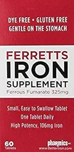 Ferretts Tabletit # 60 (106 mg) 2 pakkaus