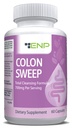 ENP Colon Sweep 15 Day Colon Cleanse Psyllilium Husk, Cascara Sagrada ja Bentonite, 60ct