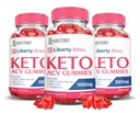 (3 Pack) Liberty Bites Keto ACV Gummies Advanced Formel 1000MG Libertybites Keto Gummies Apple Cider Vinegar Formulerad med Pomegranate Beet Juice Powder B12 Vegan Non GMO 180 Gummys