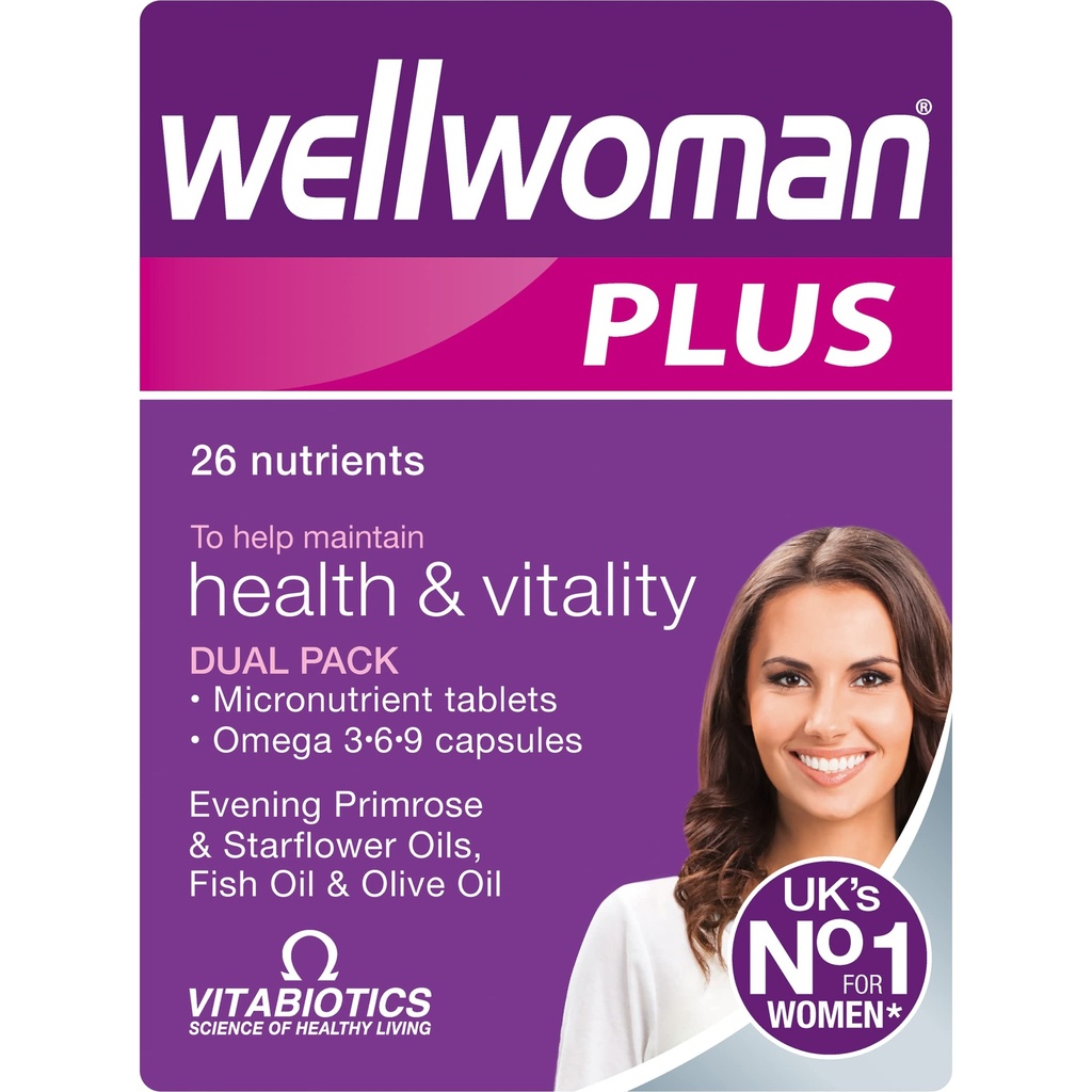 Vitamibiootit Wellmane Plus -tabletit 56 kapselia