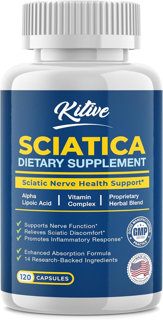 Sciatic Nerve Relief: Advanced Support Supplement for Sciatica ... Potent Alpha Lipoic Acid & Turmeric & Herbal Relief Ingredients