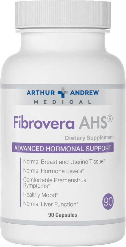 Arthur Andrew Medical, Fibrovera, Naisten Enzyme ja kasvitieteellinen sekoitus hormonitasapainoon, 90 kapselia