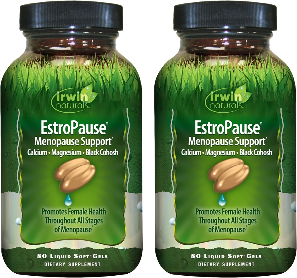 Irwin Naturals EstroPause Menopause & Women... terveystuki 80 Liquid Soft-Gels...