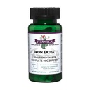 Vitanica Iron Extra, Järntillskott Förbättrad Absorption med vitamin C 500mg, Methylfolate 400mcg, B12 Vitamin 500mcg, Calcium, Yellow Dock, Dandelion Root & Nettle Leaf Extract, Vegan, 60 kapslar