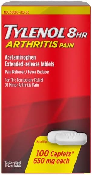 Tylenol 8 timmars artritsmärtor, 100 greve