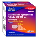 Ohm Non-Drowsy Fexofenadiini Antihistamiini Sisällä Ulkona Allergia Relief Tabletit 30ct