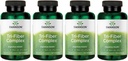 Swanson Tri-Fiber Complex - Ruoansulatuselimistön täydentää valmistettu psylliumia, kauralese, & Apple Pektiini - (100 kapselia) (4 pakkaus)
