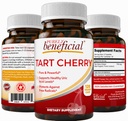 PURRELY edullinen Tart Cherry kapselit 6000 mg, extra vahvuus Montmorency Tart Cherry Extract, virtsahapon flush nivelen mukavuus, antioksidantti ja immuunituki, ei-GMO, gluteeniton, 120 kreivi