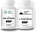 1 500 mg L- Tryptofaani & 120 mg Melatoniinikoukku 