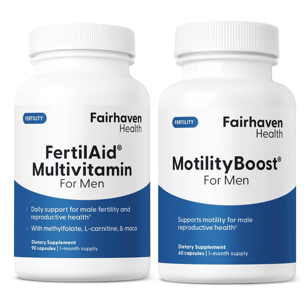 Lannoitteet miesten ja motiliteettiBoost Combo, Prenatal vitamiineja ja mies hedelmällisyys täydentää tukea kreivi ja motiliteetti L-karnitiini, CoQ10, Sinkki ja enemmän, 150 kapselia, 1 kuukausi Supply