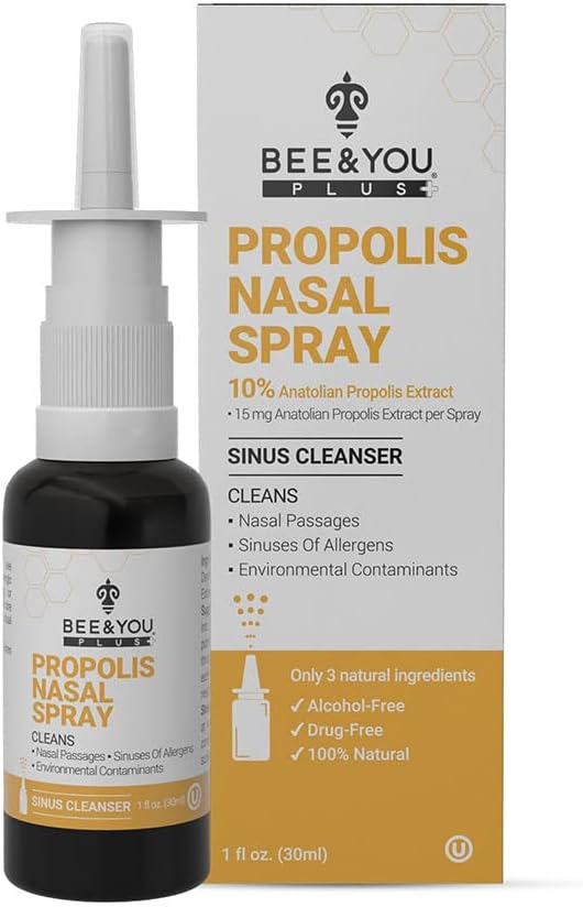 BEE ja You Plus Natural Propolis Nasal Spray 1 Fl oz 