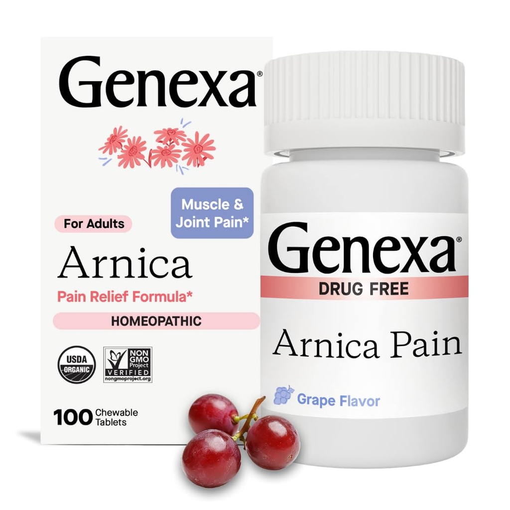 Genexa Arnica kivunlievitykseen Allevioi lihas- ja nivelkipua, jäykkyyttä ja turvotusta