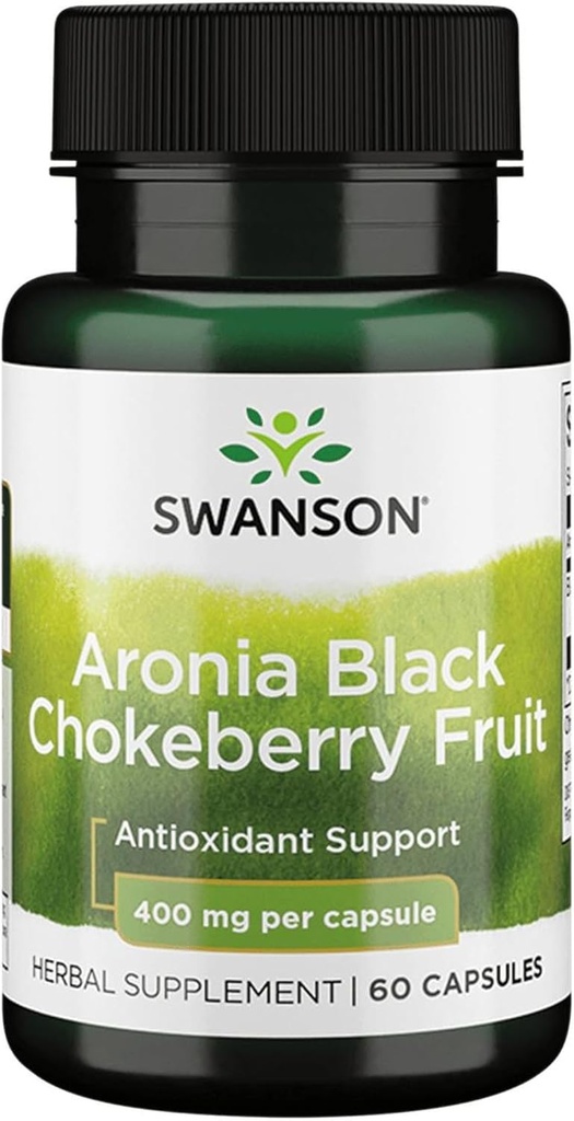 Swanson Full Spectrum Aronia (Chokeberry) 400 miljoonaa 60 kapselia