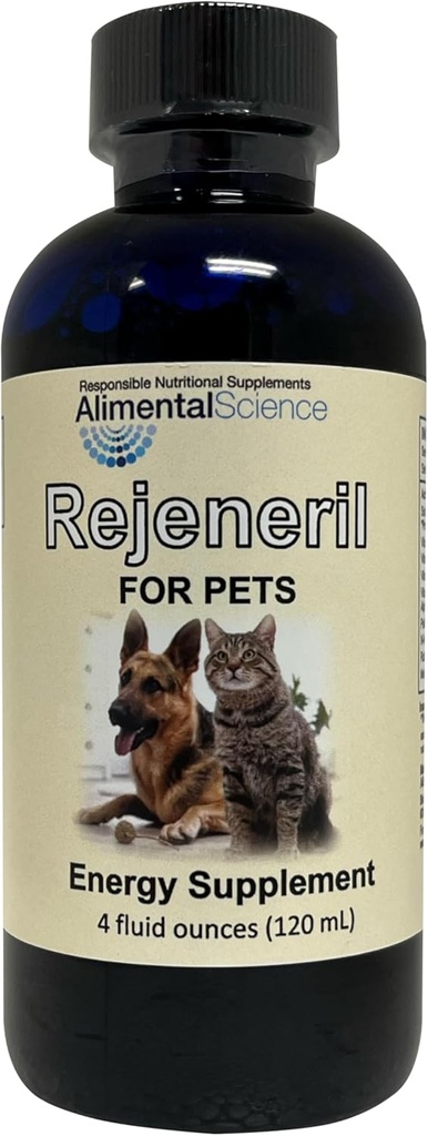 Rejeneril-FP 4oz jopa 240 Servings Luonnollisesti lievittää Väsymys lemmikeissä lisätä energiaa Normaali ruokahalu Immuuni Tuki Koira Kissa ja lemmikki Formulatio Antioksidantti Vitamiini Mineraali Supplement Pitkäikäisyys Elinikäisyys