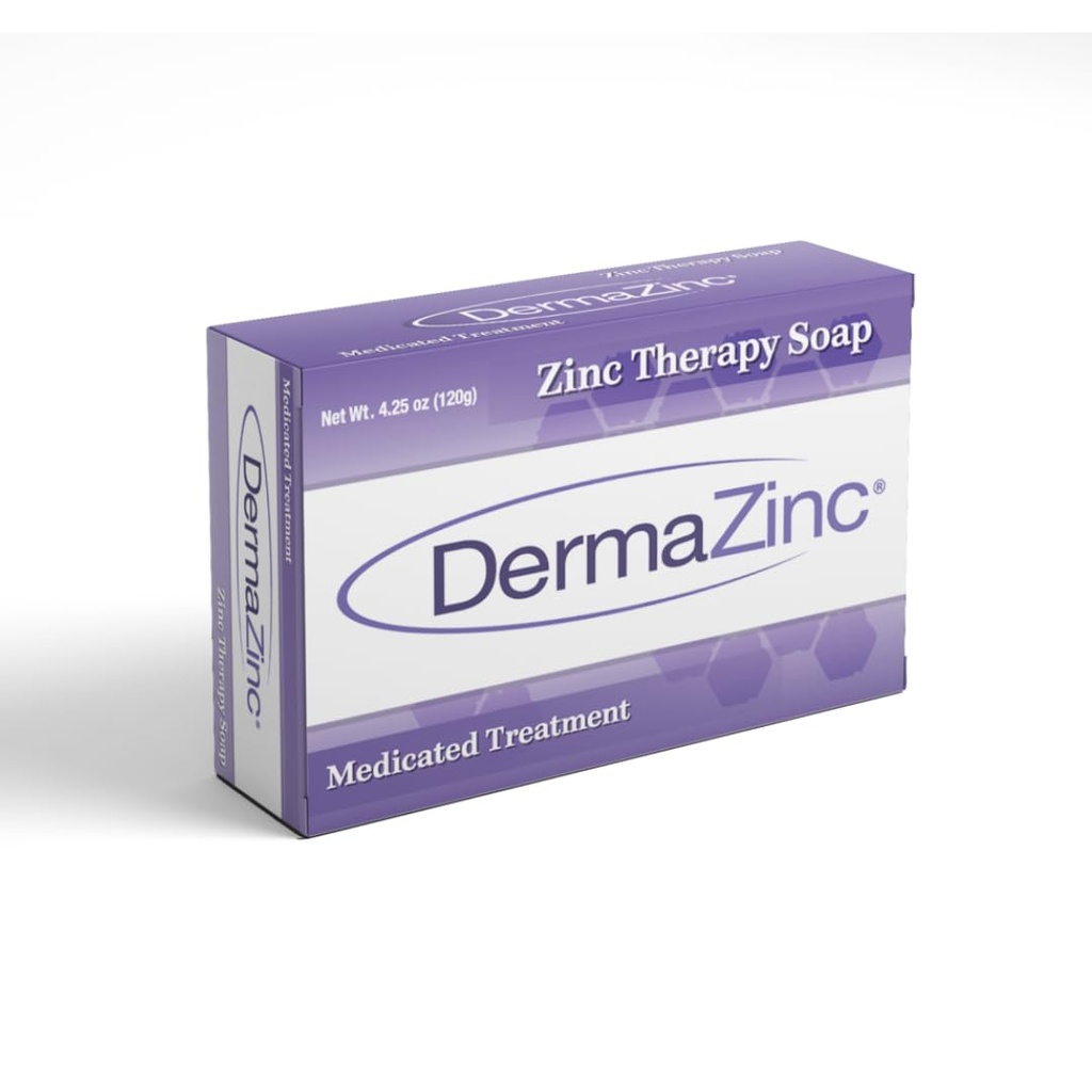 DermaZinc Therapy Saippua, Sinkkisaippua iholle, ihohäiriöt helpotus psoriaasi, dermatiitti, ihottuma, ja muut kunto oireet