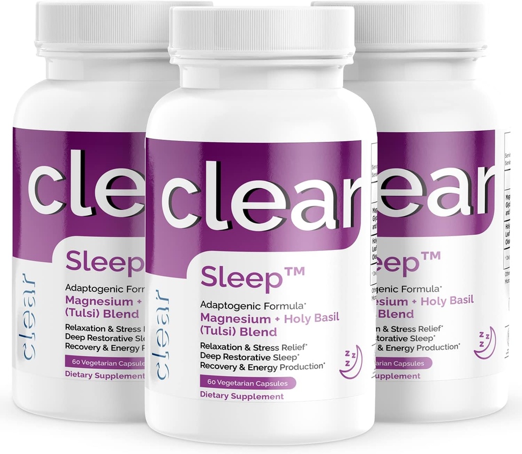 Pleep Supplement with Holy Basil & Magnesium (3pk)