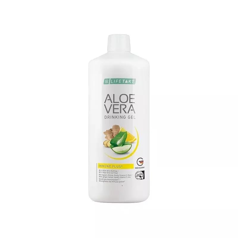 LR Health &Beauty Lifetakt Aloe Vera Drinking Gel Immune Plus Terveydenhuollon naiset Miehet juovat joka päivä Natural Treatment - 1000 ml./33,3 fl.oz