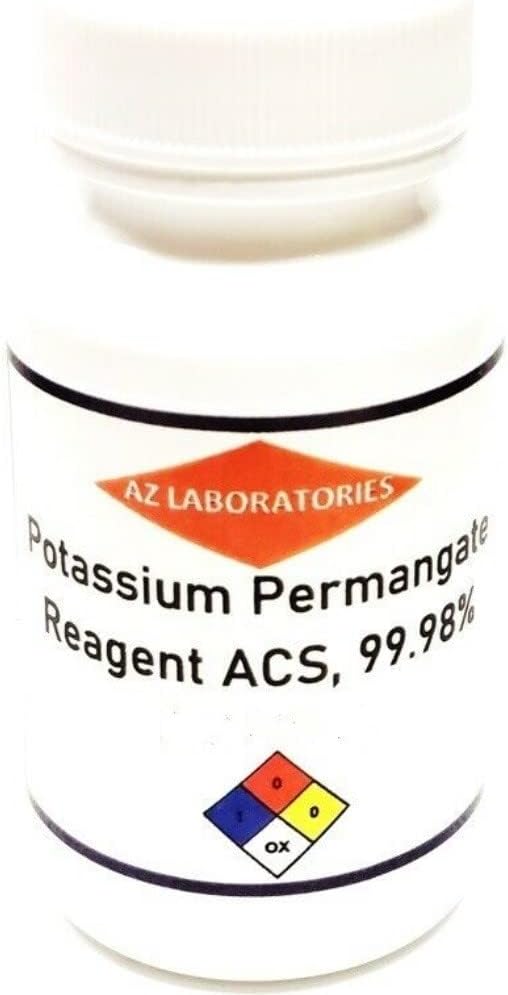 Kaliumpermanganat - Gratis flödespulver / 16 OZ / Hög Purity / USA Made / Same Day Ship