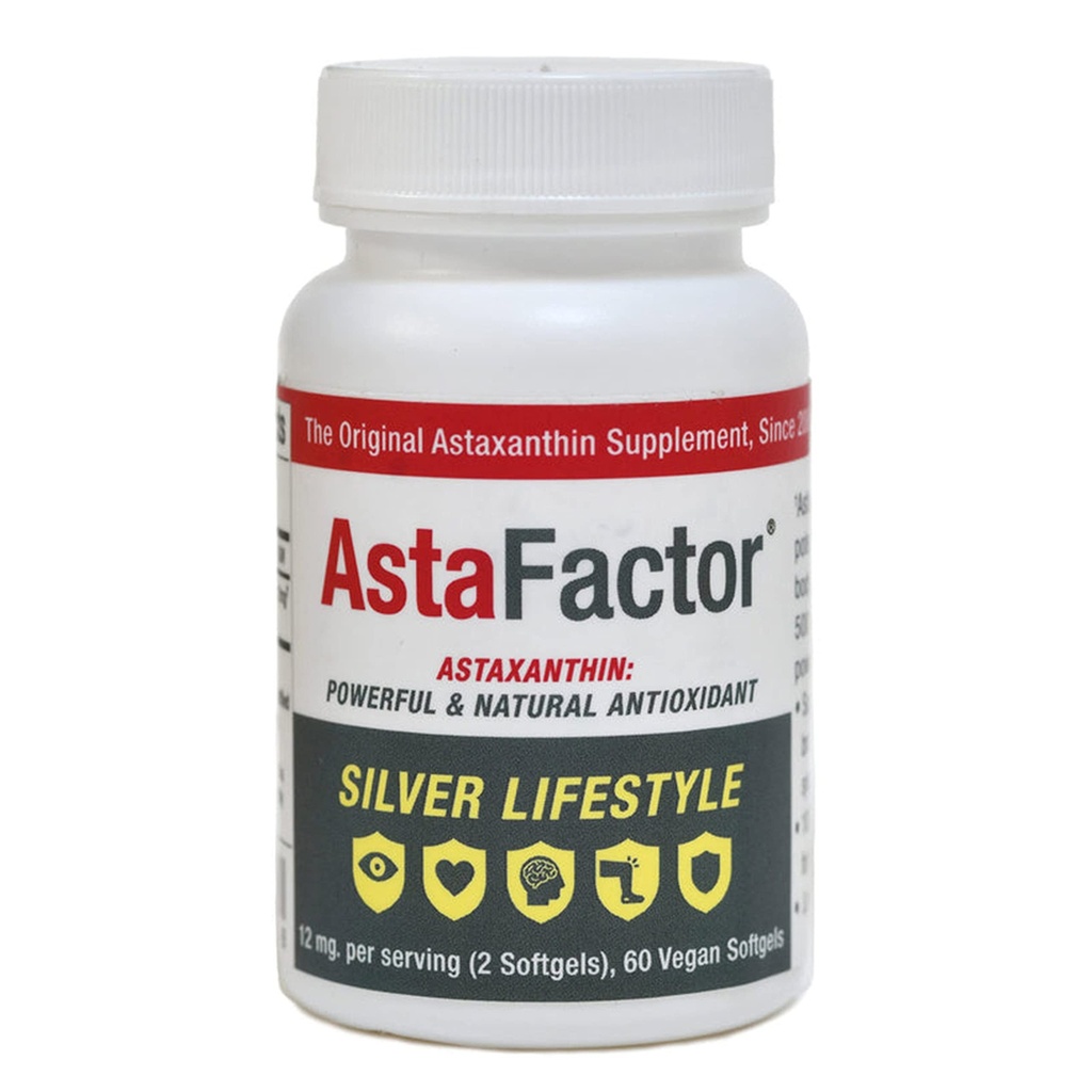 Silver Lifestyle Astaksantiini Supplement 60 Softgels
