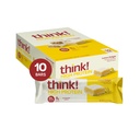 Tänk! Protein Bars, High Protein Snacks, Gluten Free, Kosher Friendly, Lemon Delight, Nutrition Bars, 2.1 Oz per Bar, 10 Count (Packaging May Vary)
