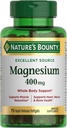 Luonnon Bounty Magnesium 400 mg, Softgels, 75 ea - 2kpl