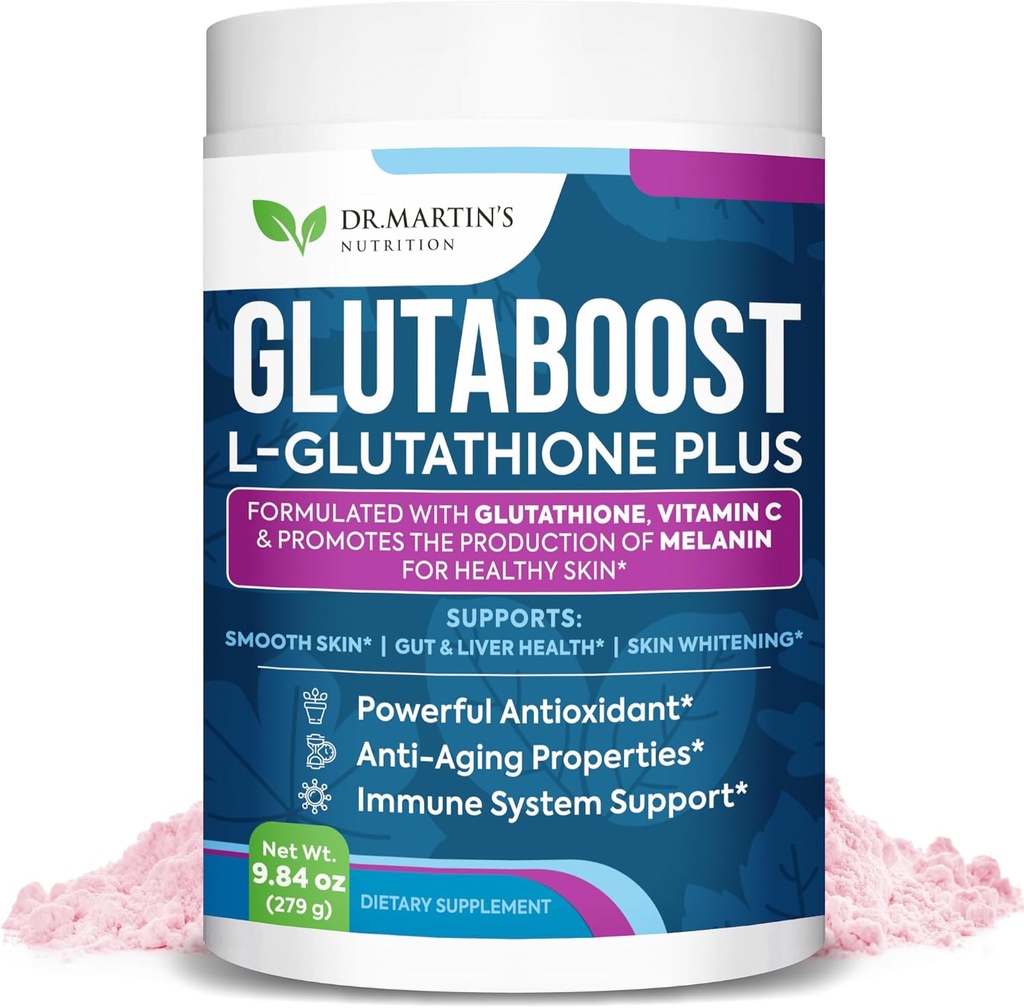 6970mg Glutatione Powder for Skin Whitening Enhanced with Collagen & Vitamiini C ... Kirkastaa ihon ja vähentää pigmentaatiota...