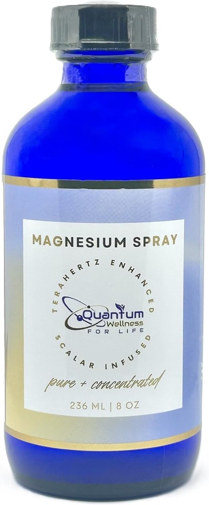 Magnesium sumute täyttö, scalar energia infusoitu, puhdas ja orgaaninen, valmistettu Yhdysvalloissa, lasipakkaus (8 oz täyttö)