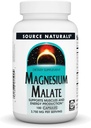 Lähde Naturals Magnesiummalaatti 3750 mg per tarjoilu Essential Magnesium Malic Acid Supplement - 100 kapselia