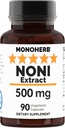 NONI Extract 500 mg - 90 Veg kapselia - Morinda Citrifolia - 90 tarjoilua