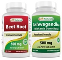 juurijuurijauhe 500 Mg & Ashwagandha uute 500 Mg