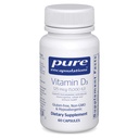 Rena inkapslingar vitamin D3 125 mcg (5,000 IE) - Tillägg för att stödja ben, gemensamma, bröst, hjärta, kolon och immun hälsa * - med vitamin D - 60 kapslar