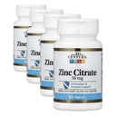 21st Century Healthcare Zink Citrate tabletter 50mg, 60 greve (Pack of 4)