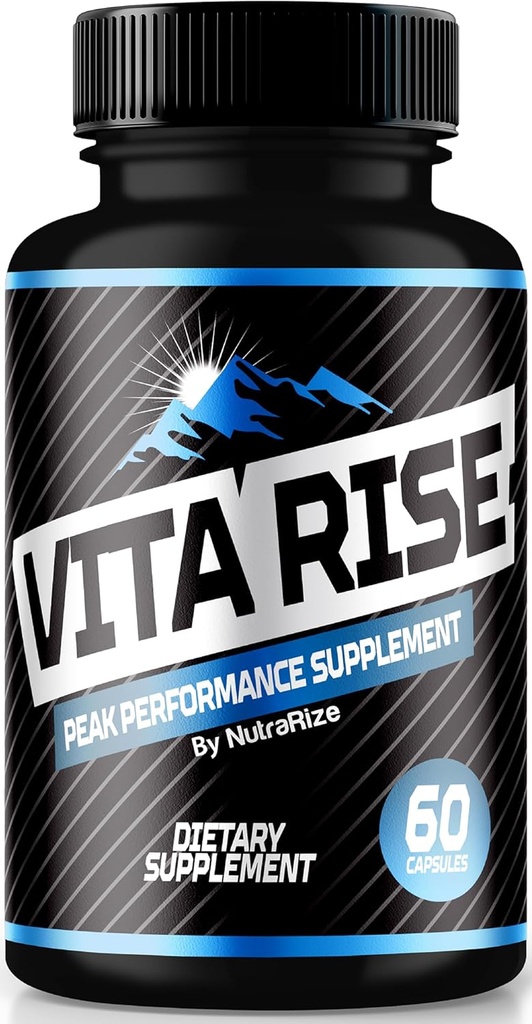 Vita Rise pillereitä miehille, virallinen Vita Rise Peak Performance Supplement, Kaikki luonnolliset mies kapselit yleistä terveyttä ja hyvinvointia tukea, Vita Rise Pro Tabletit, VitaRise (60 kapselia)