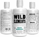 Wild Elements Gut Tuki Fulvic Acid Mineral Blend Johdettu muinaisten Plant talletukset, Heal Gut Lining, Parantaa kognition ja immuniteetin, 70+ Minerals, Kaikki luonnolliset, 32 oz
