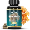 Organic Irish Sea Moss Kapselit - Advance Formula, Raw Wildcrafted Seamoss täydentää ranneke ja Burdock juuri - 180 pillereitä - Valmistettu Yhdysvalloissa