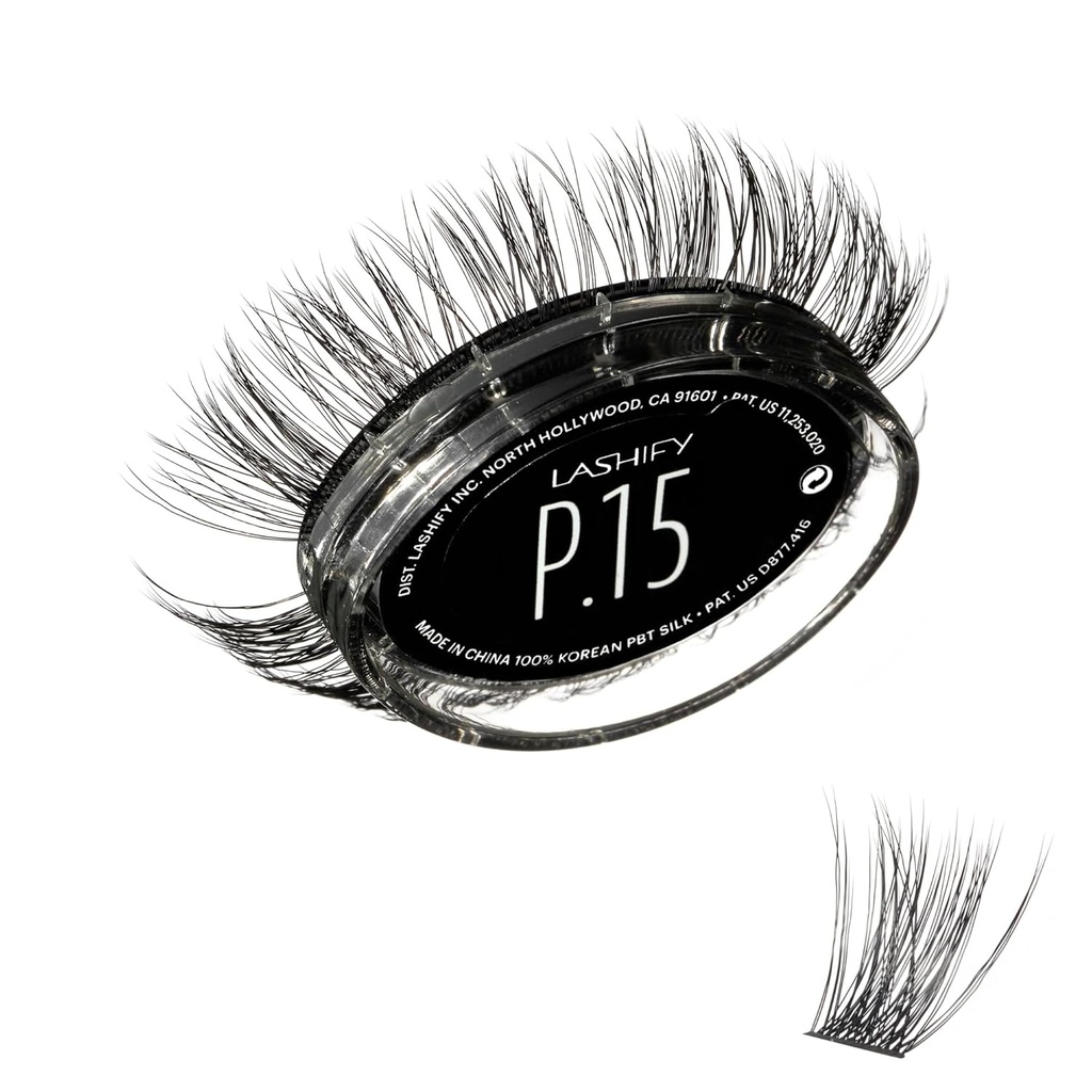 Lashify Plushy 15mm Gossamer Lashes i svart, Easy DIY False Lashes för en Voluminous Ännu Still Natural Look