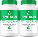 (2 Pack) GI Revitalize - GI Revitalize Pro Pills för att stödja hälsosam matsmältning, GI Revitalized Advanced Formel för Gut Health, G I Revitalizer Maximal Strength Supplement Review (120 kapslar)