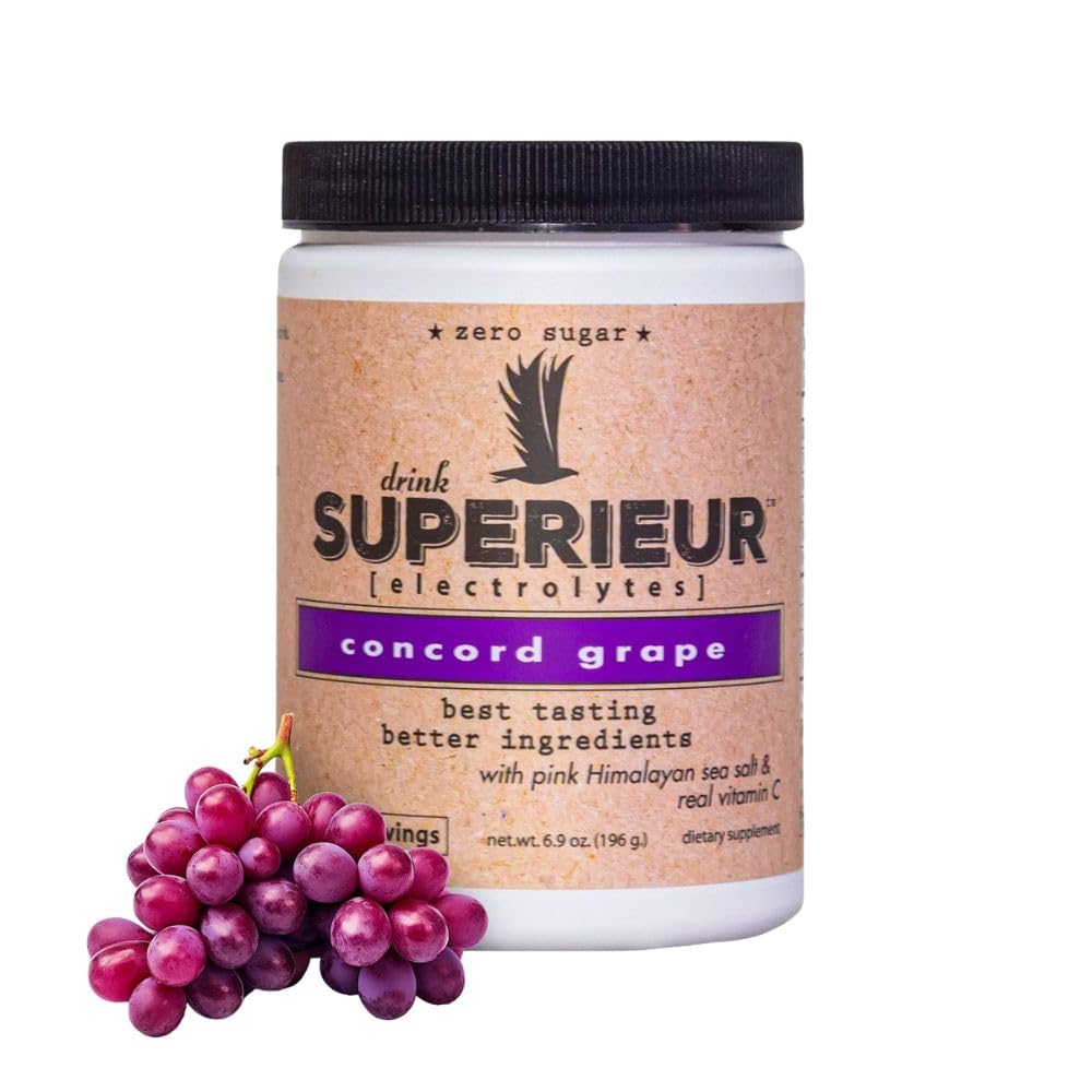 Superieur Electrolytes ... Plant Based Electrolyte Supplement w/Sea Minerals for Hydration & Recovery...