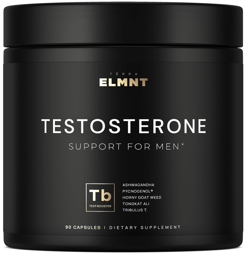 21,800mg Testosteron Booster för Män 8X Styrka w. Ashwagandha, Tongkat Ali, Pycnogenol, Tribulus - Total T Testosteron Supplement för Män Man Öka Libido Test Booster + Muscle Builder Pills