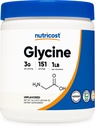 Nutricost Glysiinijauhe 1lb - ei-GMO, gluteeniton