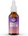 Kauneus Bestie Vegan Liquid Drops, Biotiini, C-vitamiini, Hyaluronic Acid, Multi-Benefit vitamiinit Blend tukemaan terveitä hiuksia, ihon ja kynsien kasvu, sokeriton 1 fl oz.