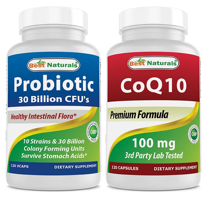 Best Naturals Probiootti 10 Kanta & 30 miljardia PMY & COQ10 100 mg