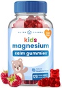 NutraChamps 120 Lapset Magnesium Gummies - Sokeriton rauhallinen Magnesium Gummies lapsille - 4 kuukauden tarjonta - Tukee Bone Health, uni - Magnesium Citrate lapsille täydentää