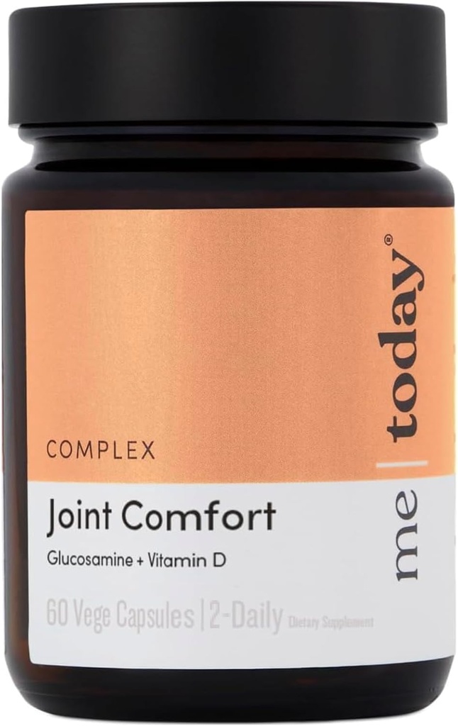 me tänään Joint Comfort Supplement ... Glukosamiini, Chondroitin & D-vitamiinia nivelten liikkumiseen ja luun tukemiseen...