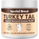 Turkey Tail Mushroom koirille - Organic Turkey Tail koirille Sieni jauhe hengitysteiden, immuniteetti, digestio - Lipoma lumps ja kuoppia täydentää, Ei täyteaineita - 200 grammaa